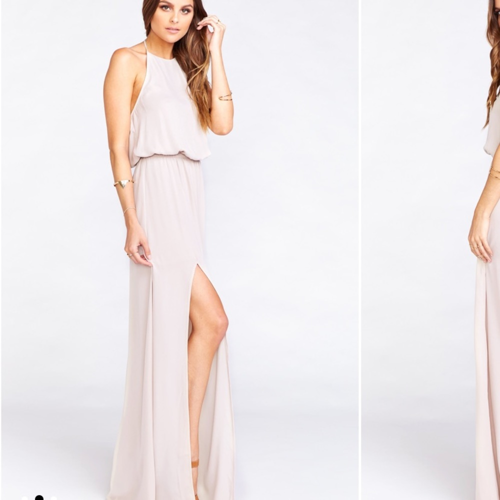 Show me your mumu heather halter dress